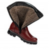 Children knee boots 3026 burgundy combined