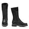 Children knee boots 3026 black combined