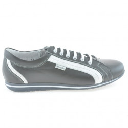 Men sport shoes 709 gray+white