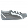 Men sport shoes 709 gray+white
