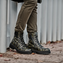 Women boots 3362 kaki camuflaj