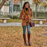 Women knee boots 3365 bordo lifestyle