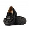 Women casual shoes 6041 croco black combined