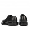 Men stylish, elegant shoes 937 black