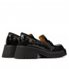 Women casual shoes 6041 croco black combined