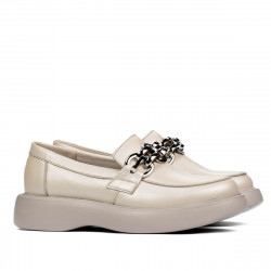 Women casual shoes 6042 beige