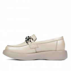 Women casual shoes 6042 beige