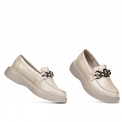 Women casual shoes 6042 beige