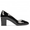 Women stylish, elegant shoes 1268 patent black