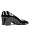 Women stylish, elegant shoes 1268 patent black