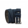 Men belt 05b blue velour