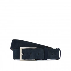 Men belt 05b blue velour