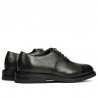 Men stylish, elegant shoes 937 a green
