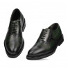 Men stylish, elegant shoes 937 a green