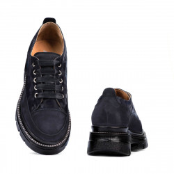 Women casual shoes 6043 indigo velour combined