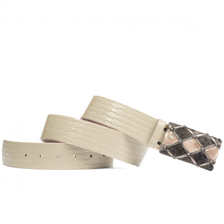 Curea unisex 05ld patent beige