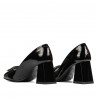 Women stylish, elegant shoes 1291 patent black