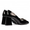 Women stylish, elegant shoes 1291 patent black