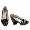 Women stylish, elegant shoes 1291 patent black