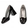 Women stylish, elegant shoes 1291 patent black