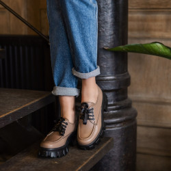 Women casual shoes 6040 cappuccino lifestyle