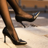Women stylish, elegant shoes 1288 black