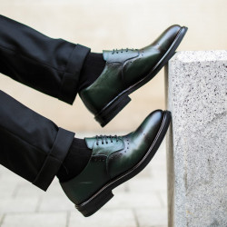 Men stylish, elegant shoes 937 a green lifestyle