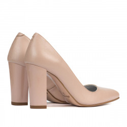Women stylish, elegant shoes 1261 nude