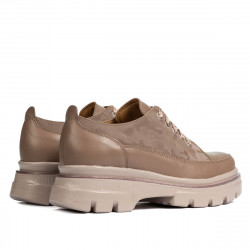 Women casual shoes 6043 cappuccino combined