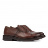 Teenagers stylish, elegant shoes 381 a cognac