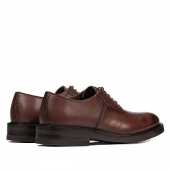 Teenagers stylish, elegant shoes 381 a cognac