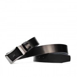 Men belt 42b black lucios