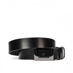 Men belt 42b black lucios