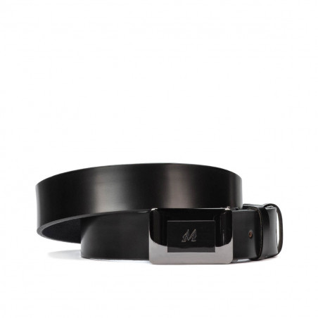 Men belt 42b black lucios