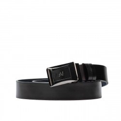 Men belt 42b black lucios