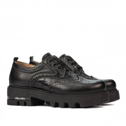 Women casual shoes 6047 black combined