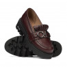 Women casual shoes 6044 bordo