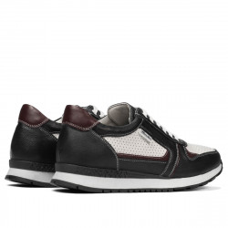 Men sport shoes 833 indigo+white