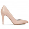 Women stylish, elegant shoes 1246 nude