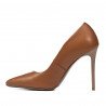 Women stylish, elegant shoes 1289 camel