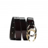 Women belt 21m patent bordo