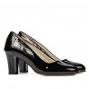 Women stylish, elegant shoes 1209 patent black