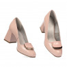 Women stylish, elegant shoes 1291 patent pink