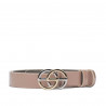Women belt 31m patent nude