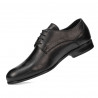 Men stylish, elegant shoes 940 black