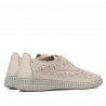 Women loafers, moccasins 6045 beige