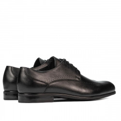 Men stylish, elegant shoes 940m black