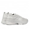 Women sport shoes 6046 white pearl