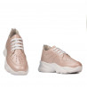 Women sport shoes 6046 pudra pearl