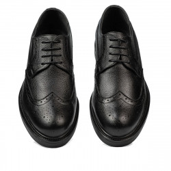 Men stylish, elegant shoes 939 black